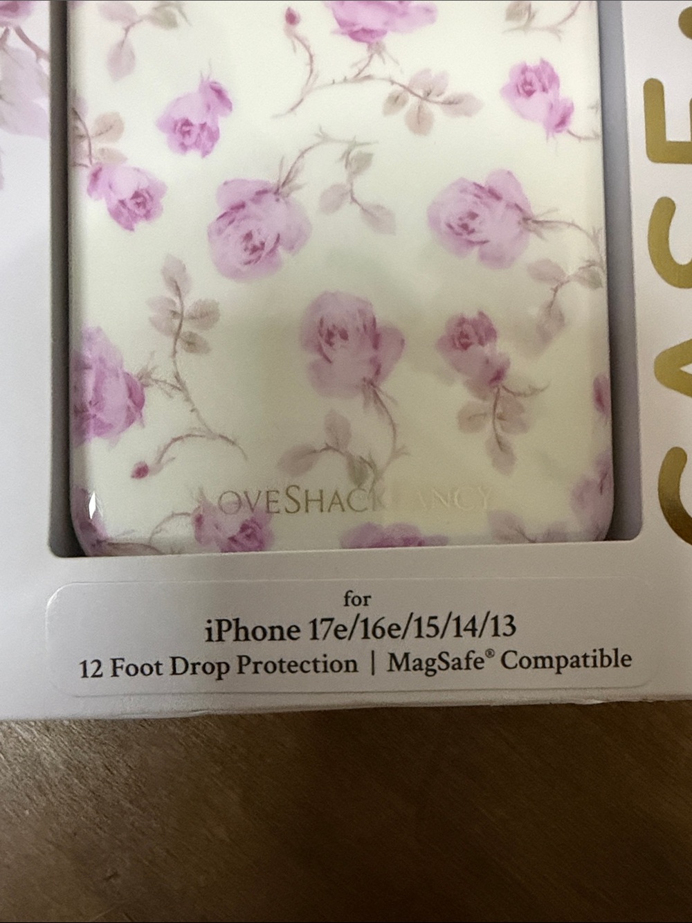 Case Mate LoveShackFancy Pink Floral Matte iPhone 17e/16e/15/14/13 Case - Picture 2 of 3